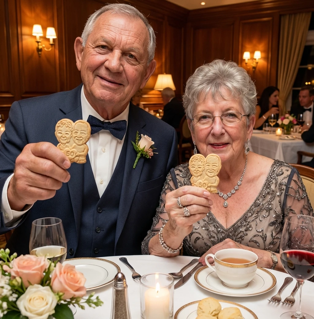 Custom Anniversary Cookies